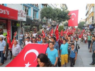Konya’da Terörü Protesto Yürüyüşü Düzenlendi