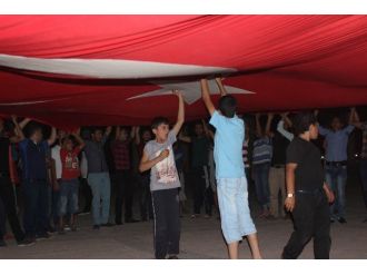 Kilis’te Terör Protesto Edildi
