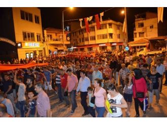 Kula’da Teröre Tepki Eylemi