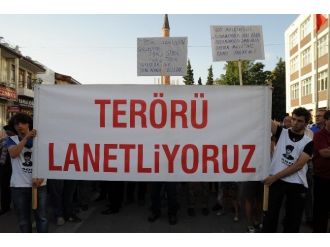 Uşak’ta Teröre Karşı Öfke Dinmiyor!