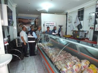 Malazgirt’te Kasaplar Denetlendi