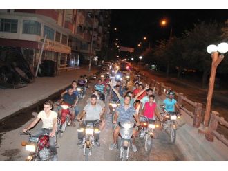 Kumluca’da Şehitlere Saygı Konvoyu