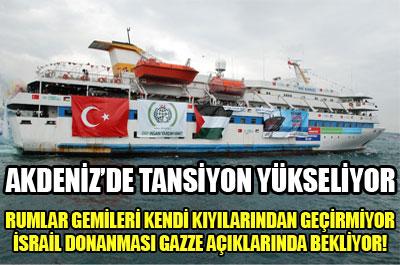 Akdenizde yüksek tansiyon 