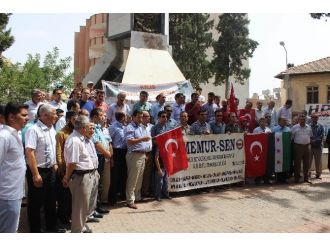 Kilis’te Terör Olayları Protesto Edildi