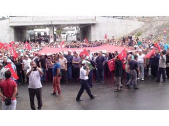 Pendik’te Terör Protestosu