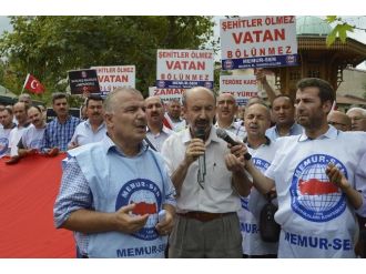 Memur-sen Üyelerinden Teröre Tepki