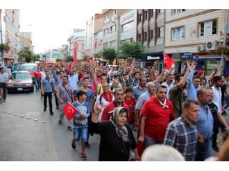 Yalova’da Teröre Tepki Yürüyüşü