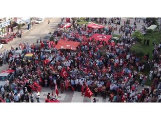 Dursunbey’de Teröre Tepki Yürüyüşü