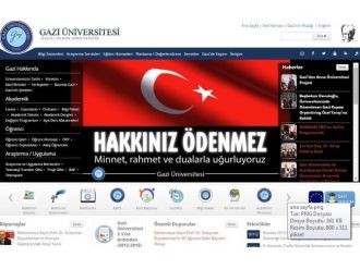 Gazi Üniversitesi ’Nden Terör Olaylarına Büyük Tepki