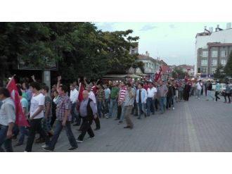 Beyşehir’de Terör Olayları Yürüyüşlerle Lanetlendi