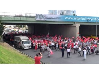 D-100 Karayolunda ’Terör’ Protestosu