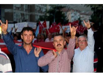 Ülkücülerden Teröre Lanet Yürüyüşü