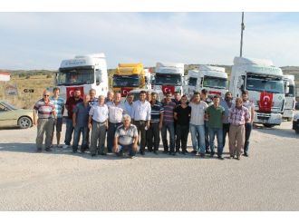 Tır’lar İle Terörü Protesto Ettiler