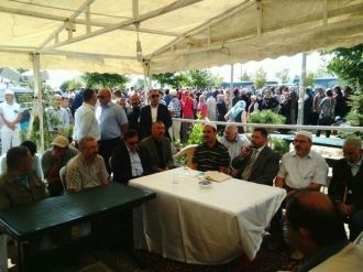 Başkan Çetin Şehit Ailesini Yalnız Bırakmadı