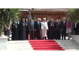 Akıncı İle Anastiadis Dini Liderlerle Görüştü