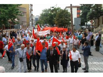 Gazi Ve Şehit Yakınlarından Teröre Tepki Yürüyüşü