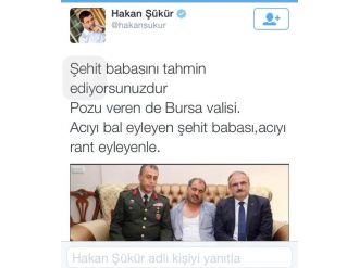 Hakan Şükür, Bursa Valisi’ni Çileden Çıkardı