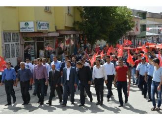 Aşkale’de Şehide Saygı Yürüyüşü
