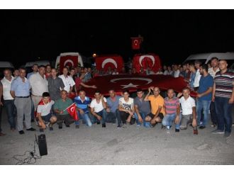 Manisa’da Servis Şoförlerinden Teröre Lanet Protestosu