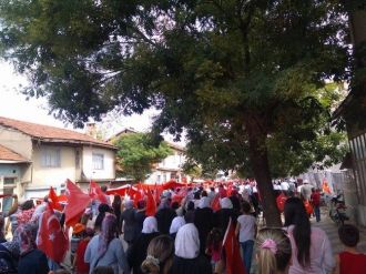 Pazaryeri’nde Binlerce Kişiden Teröre Lanet Yürüyüşü