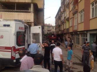 Elazığ’da Teras Yangını Korkuttu