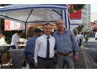 Ayto Başkanı Ülken, Şehitler İçin Lokma Döktüren Esnafa Destek Verdi