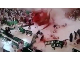 Mescid-i Haram’da 107 Kişinin Öldüğü Kaza Kamerada