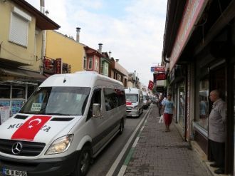 Mudanya’da Teröre Lanet Konvoyu