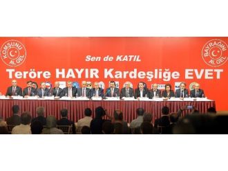 Stk’lar Teröre Karşı Bir Arada