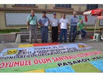 Termik Santrale Karşı İmza Kampanyası