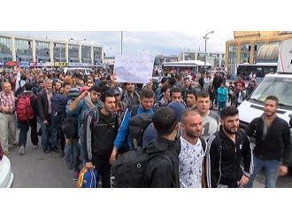 İstanbul Otogarına Mülteci Akını