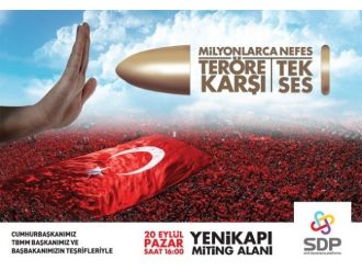 Devletin Zirvesi ’Teröre Karşı Tek Ses’ Mitingine Katılacak