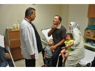 Kimyasal Bombaya Maruz Kalan Suriyeli Aileye Devlet Şefkati