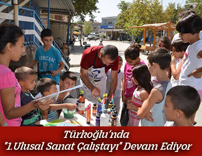 Türkoğlunda 1.Ulusal Sanat Çalıştayı Devam Ediyor