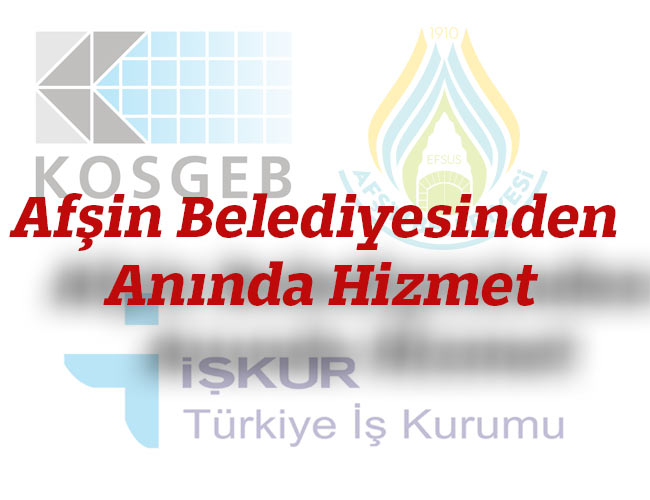 Afşin Belediyesinden Anında Hizmet