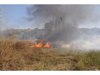Afyonkarahisar’da Korkutan Ot Yangını