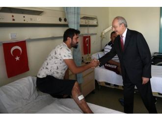 Kılıçdaroğlu gazileri ziyaret etti