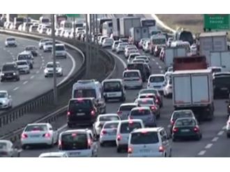 İstanbul’da bayram trafiği yoğunluğu
