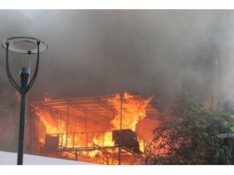 Hatay’da korkutan yangın