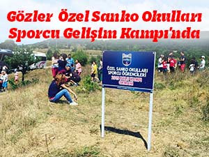 Gözler Sanko Okulları Sporcu Gelişim Kampı'nda