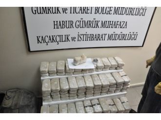 Habur’da 7 milyon TL değerinde uyuşturucu yakalandı!