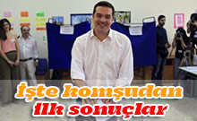 İşte komşudan ilk sonuçlar