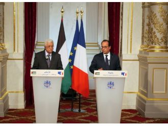 Mahmud Abbas Hollande ile görüştü