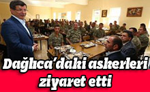 Davutoğlu Dağlıca’daki Askerleri Ziyaret Etti