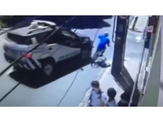 Gaspçı bir kaç saniye içinde yakalandı