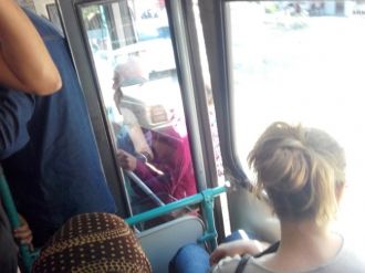 Otobüste tehlikeli yolculuk