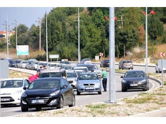 Çanakkale Boğazında trafik yoğunluğu