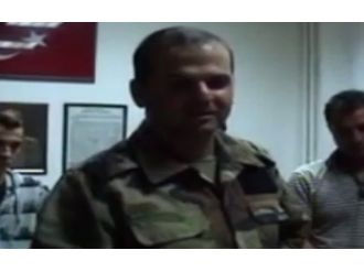 Şehit binbaşı böyle veda etmiş