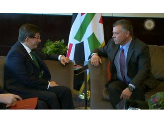 Davutoğlu, Ürdü Kralı II. Abdullah’la görüştü