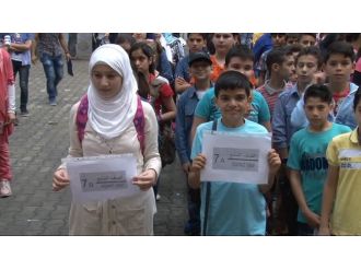 Suriyeli öğrenciler ders başı yaptı